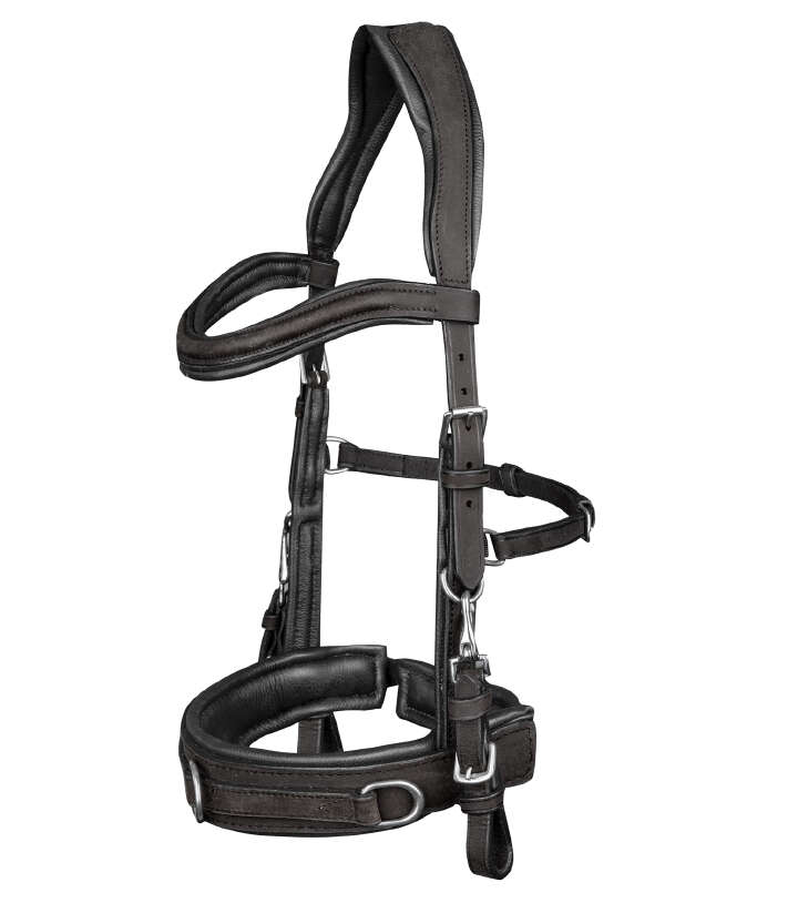 WALDHAUSEN Lederkappzaum, anatomic, schwarz WALDHAUSEN Lederkappzaum, anatomic, schwarz